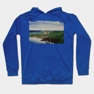 Hawaiian house and beach Hoodie